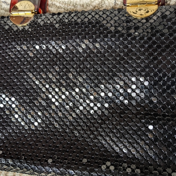 Vintage Black Metal Mesh Handbag - Picture 11 of 13
